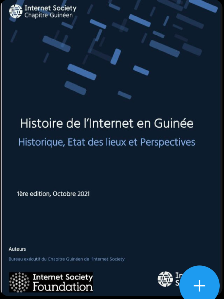 Presentation ISOC GUINEE